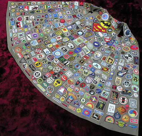 A Cloak of Many Colors...of Nerd Patches