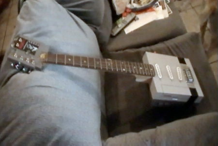NES Console Made into a Working Guitar