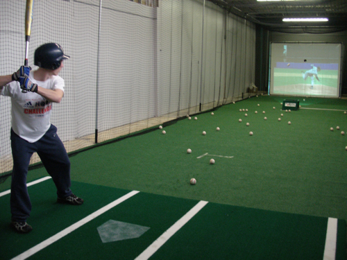 ProBatter Pitching Machine with Live Pitcher Simulation