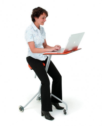 Zoom Around the Office on a Tricycle Desk