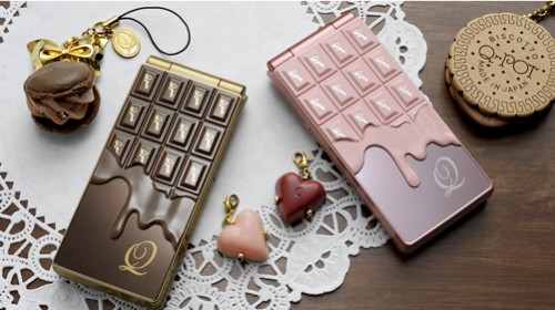Q-Pot Melting Chocolate Phone from NTT Docomo