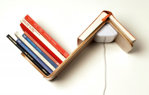 Lili Lite is a Bookshelf, Reading Light and Bookmark