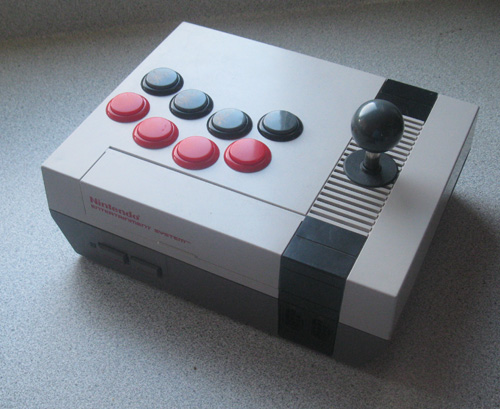 NES Console Modded into an Arcade Stick