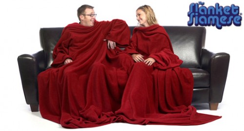 Two Person Slanket Siamese Introduced: Your Move Snuggie