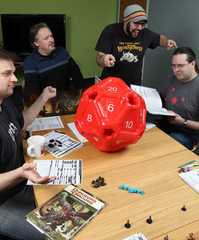 Inflatable 20 Sided Dice
