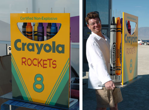 Crayola Crayon Rockets Launched