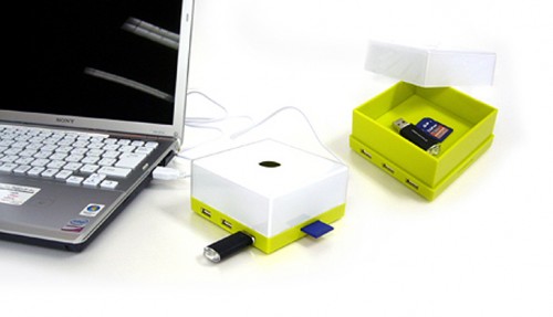 HuBox Puts Your USB Hub in a Box