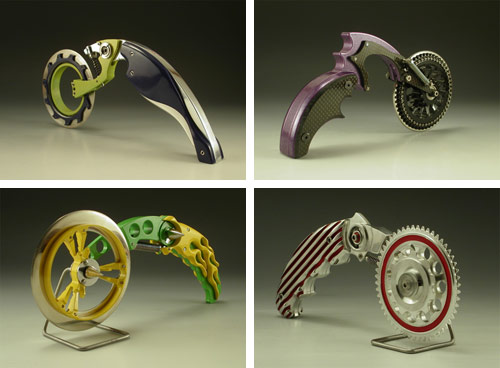 Motorcycle Inspired Pizza Cutters