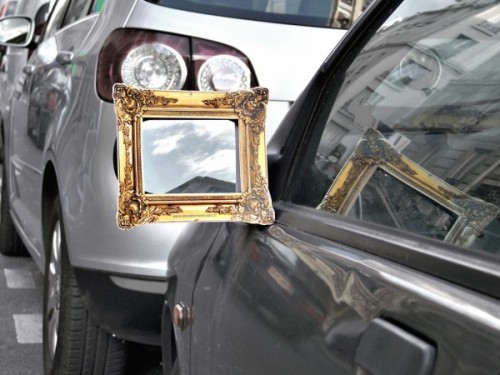 This is Not the Way to Class Up Your Car's Sideview Mirrors