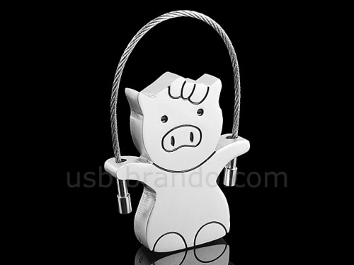 USB Pig Keychain Flash Drive