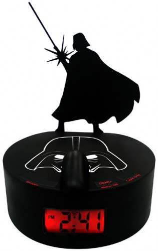 Darth Vader Shadow Alarm Clock Wakes You Up on the Dark Side