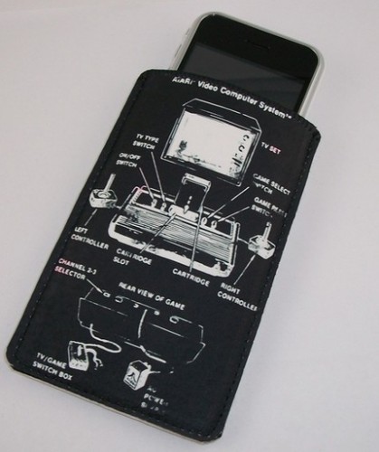 Retro Atari 2600 Diagram iPhone Case
