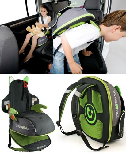 BoostAPak Turns Your Kids into Booster Seat Carrying Sherpas
