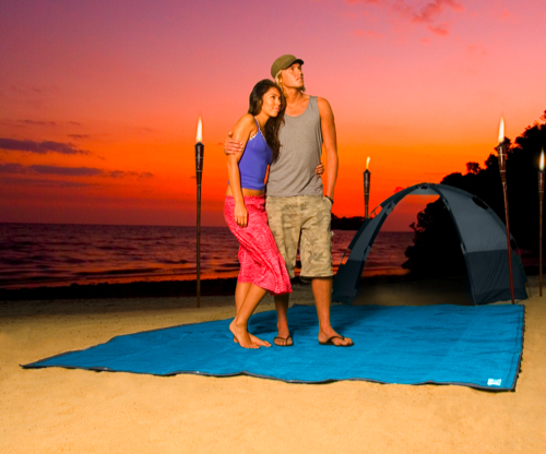 Camping Mat of the Future Only Lets Sand Go Through It in One Direction