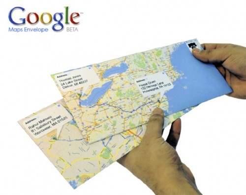 Google Maps Envelopes Let You Send Snail Mail in Gmaps