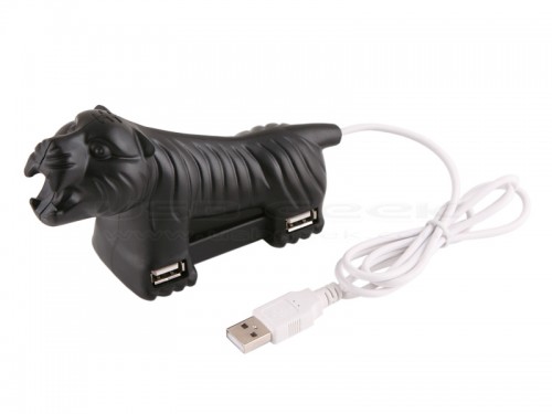 Black Leopard USB Hub