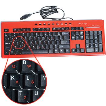 Fast Finger Keyboard Switches from QWERTY to Alphabetical