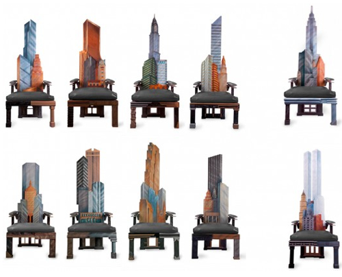 Incredible New York City Skyline Chairs