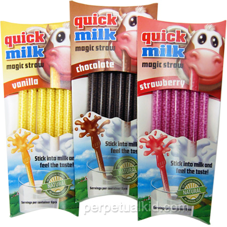 Quick Milk Magic Straws Have the Flavor Inside the Straw