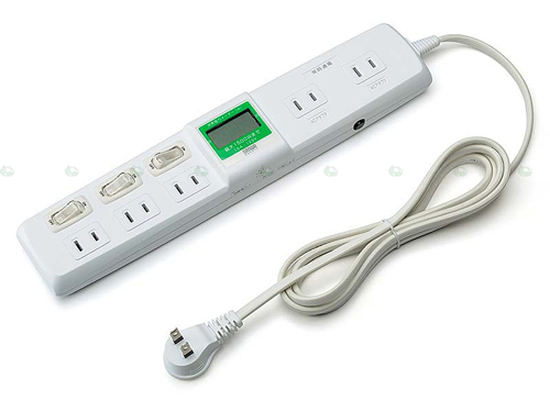 Power Strip with Integrated Wattage Checker