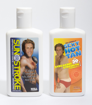 Get That Sexy Tan with Will Ferrell Sunscreen