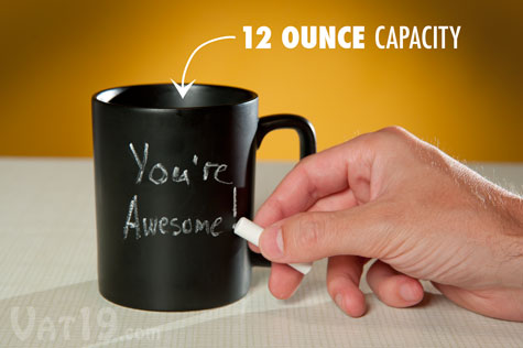 Express-o Yourself with a Chalkboard Coffee Mug