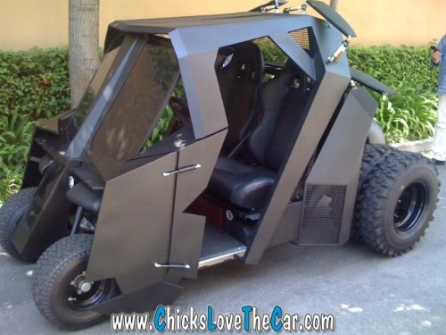 World's Coolest Golf Cart: Batman Tumbler
