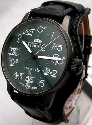 Chalkboard Faced Watch Great for Mathletes