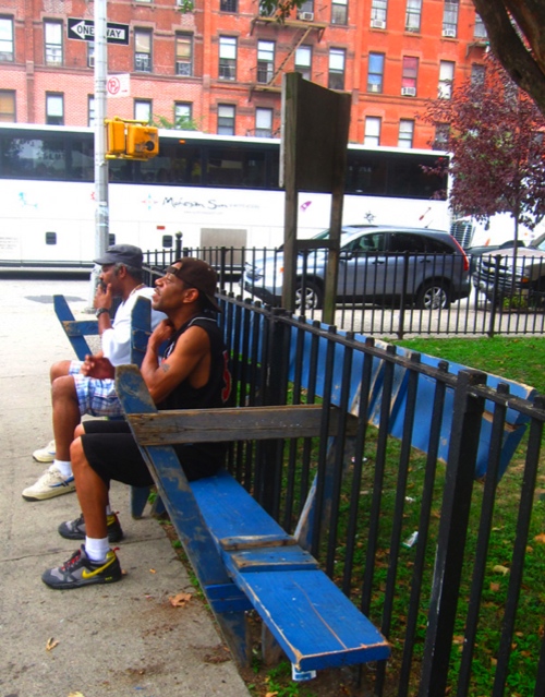 NYPD Barricade Hack: A Bench