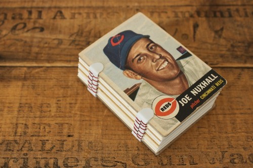 Vintage Baseball Cards Made into Notepads