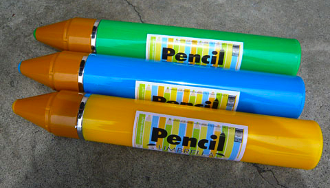 Crayon Umbrellas