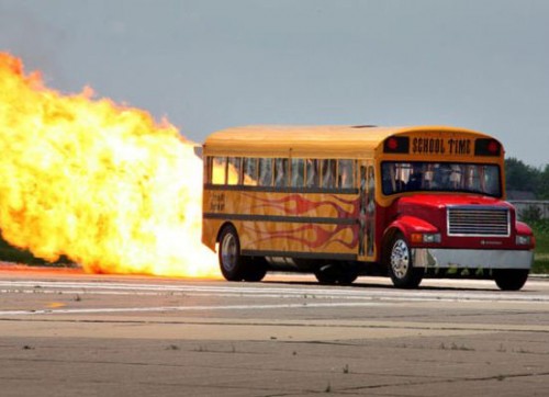 Jet Powered School Bus Makes Otto Go Blotto