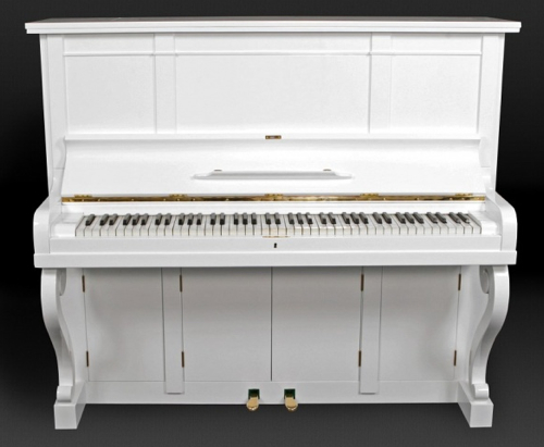Piano with a Pop-Up LCD TV