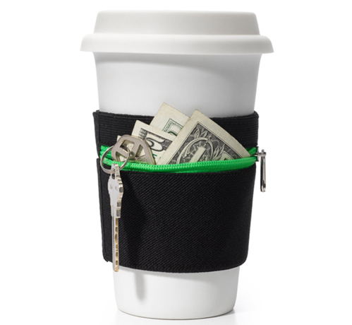 RuMe Cuff Adds a Wallet to Your Coffee Cup