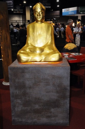 Gold Covered Buddha Statue Speaker