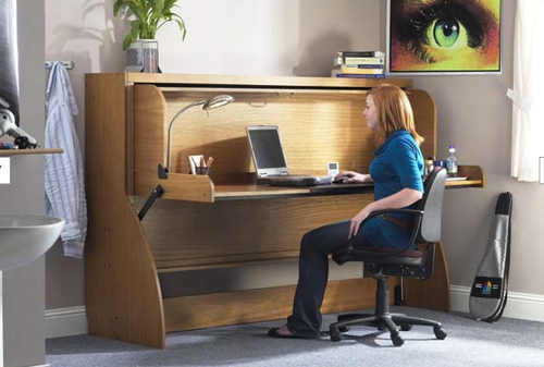 StudyBed Converts from Desk to Bed