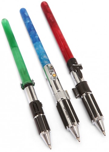 Lightsaber Pens Help You Summon The Force for Homework