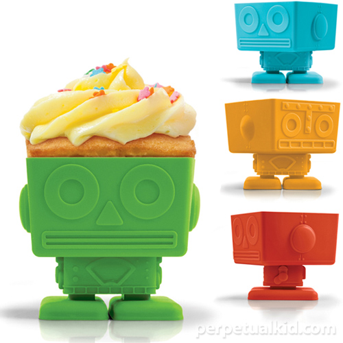 Robot Cupcake Molds