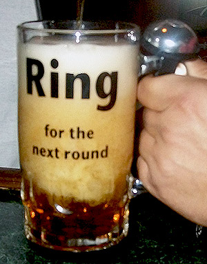 Fight Bell Beer Glass