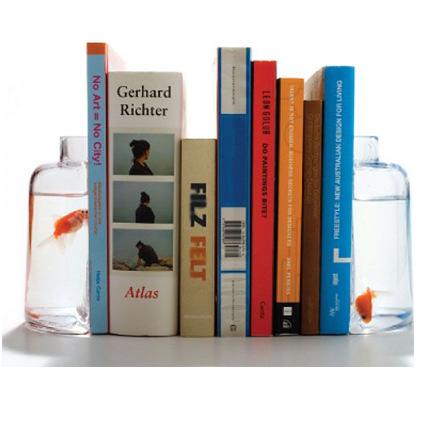 Fish Bowl Bookends (or Vase Bookends)