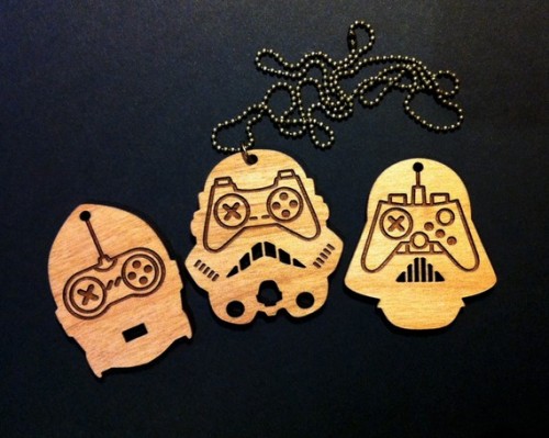Star Wars Old School Game Controllers Pendant