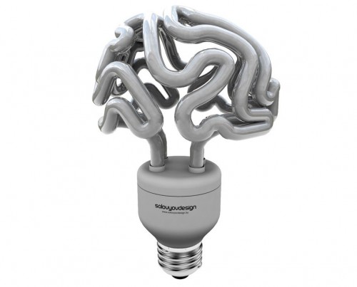 Brain Shaped CFL Bulb