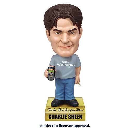 Duh, Winning- Charlie Sheen Talking Bobble Head