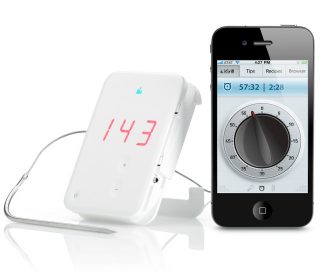 iGrill Bluetooth BBQ Thermometer Connects Wirelessly to your iPhone