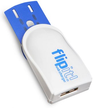 Leech Off In-Use Outlets with the Flip-It USB Charger