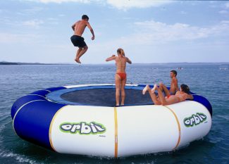 Inflatable Floating Trampolines