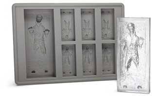 Han Solo Frozen in Carbonite and R2-D2 Ice Cube Trays