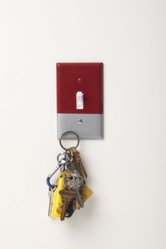 Magnetic Light Switch Cover Key Holder