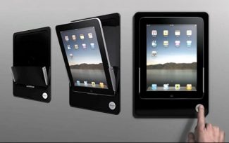 iRoom iDock Motorized In-Wall iPad Mount