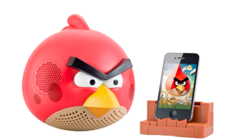 Angry Birds Speakers and Helmet Pig iPod Dock